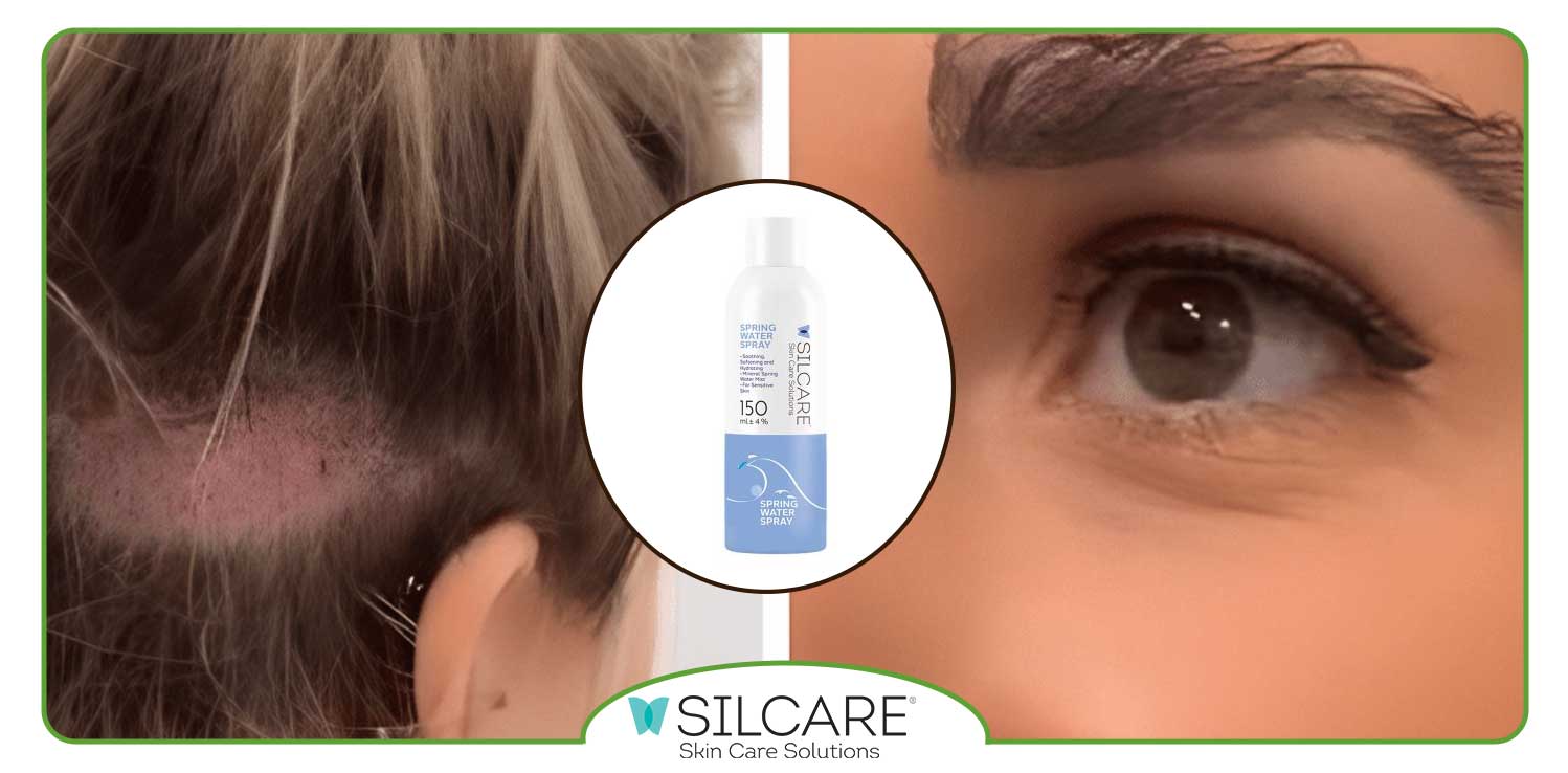 تاثیر گذاری اسپری آب سیلکر بر روی ابروهای کاشت شده به چه صورت است؟