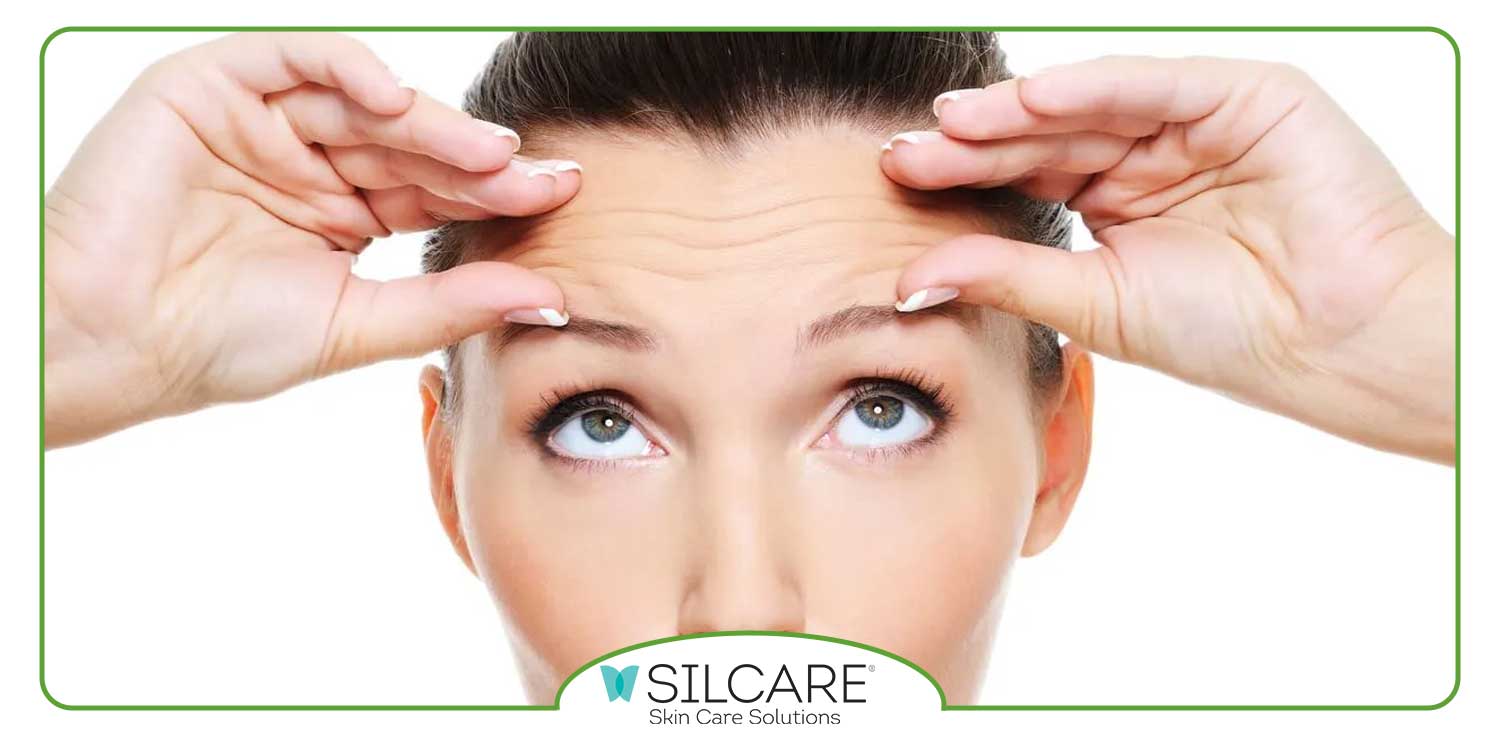 از بین بردن چین و چروک پیشانی با کرم ضد چروک سیلکر