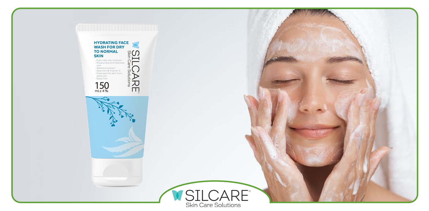 پاکسازی پوست صورت خشک با ژل شستشو پوست خشک